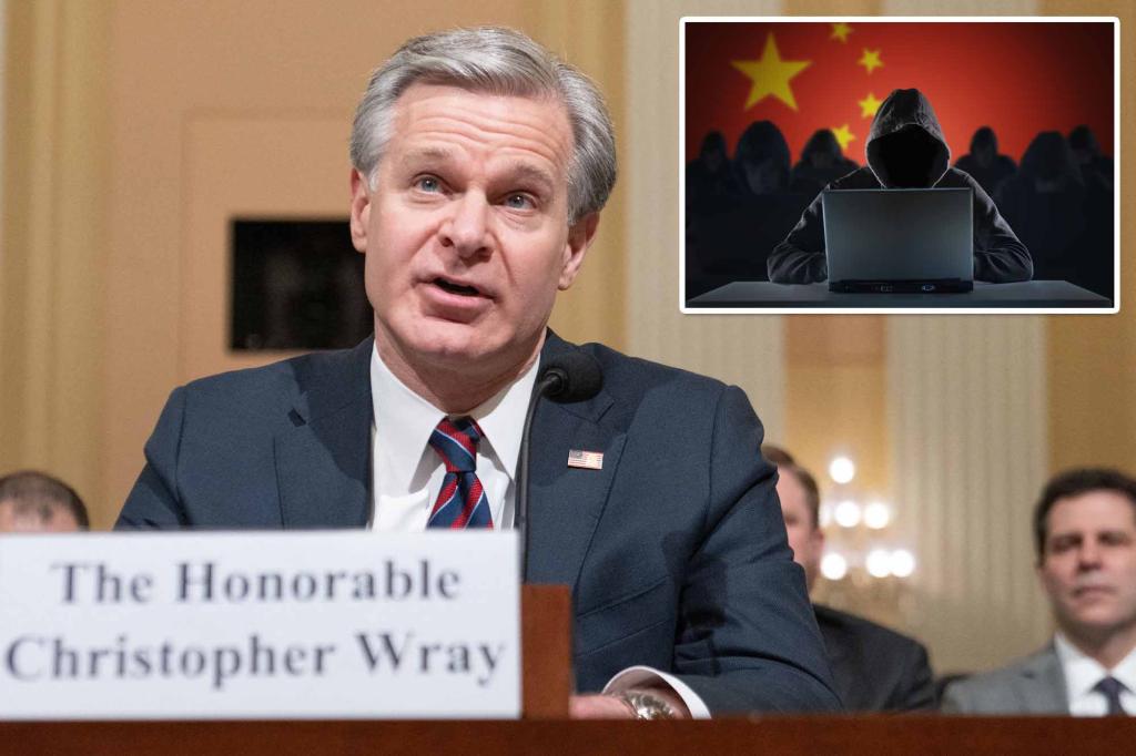 Chinese hackers ready to âwreak havocâ on critical US infrastructure with 50-to-1 cyber personnel advantage, FBI director warnsÂ 